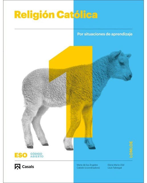 Portada de Religión Catolica 1 ESO LOMLOE ANDALUCÍA.