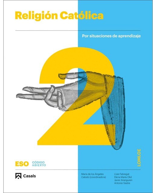 Portada de Religión Católica 2 ESO LOMLOE ANDALUCÍA.