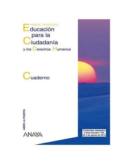 Educación para la ciudadanía y los derechos humanos. Cuaderno.