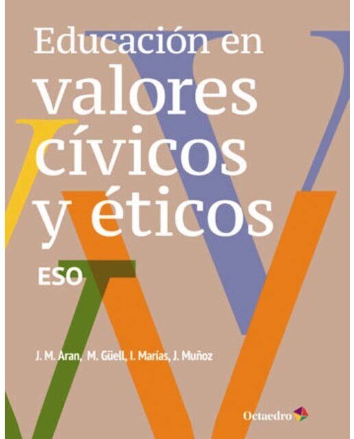 Portada de Educación en valores cívicos y éticos: ESO.