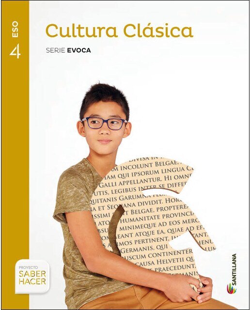 Portada de CULTURA CLASICA SERIE EVOCA 4 ESO SABER HACER (Tapa blanda).