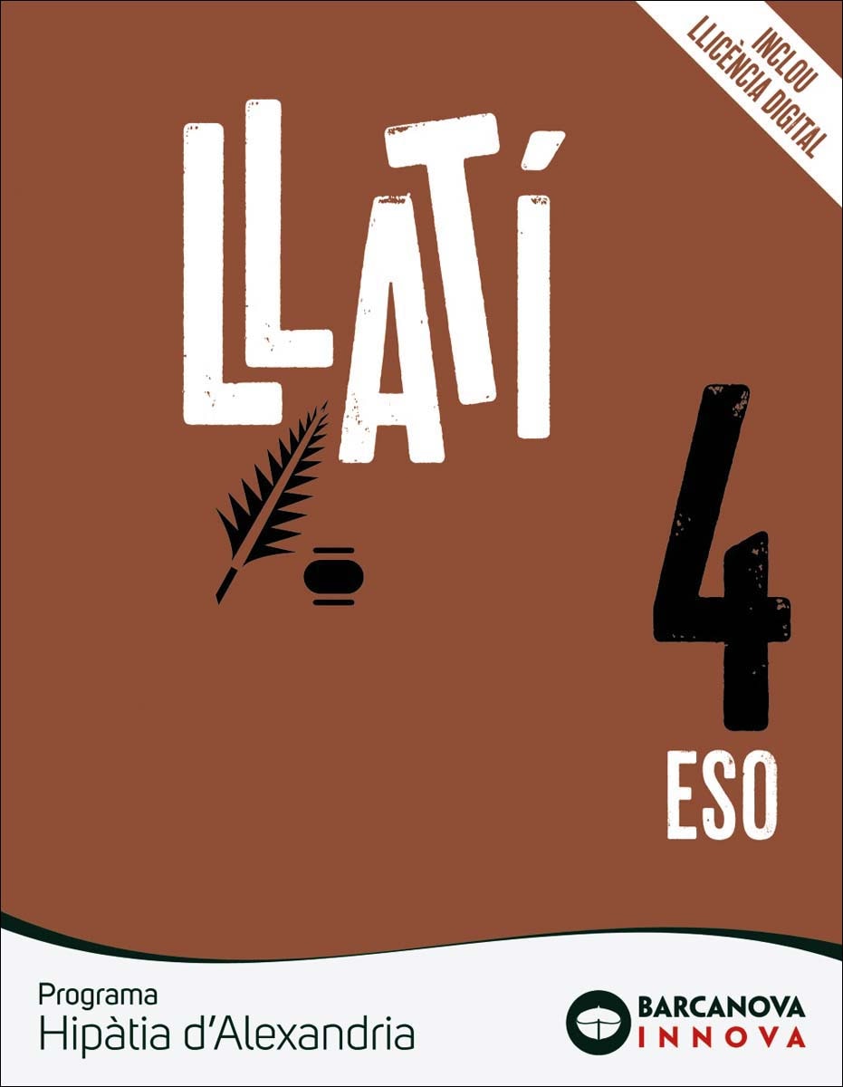 Portada de Hipàtia d'Alexandria 4 ESO. Llatí: Novetat (Tapa blanda).
