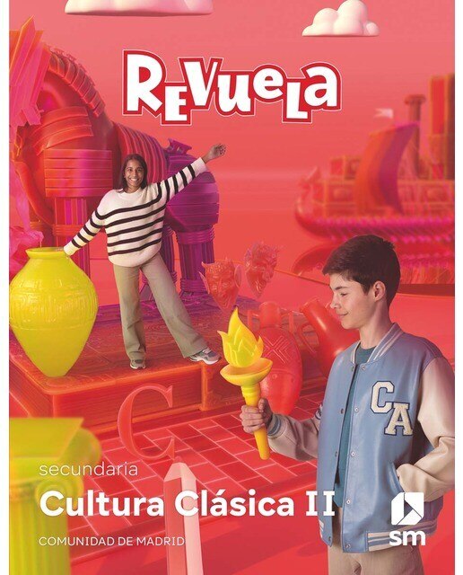 Portada de Cultura Clásica II. 4 Secundaria. Revuela. Comunidad de Madrid (Tapa blanda).