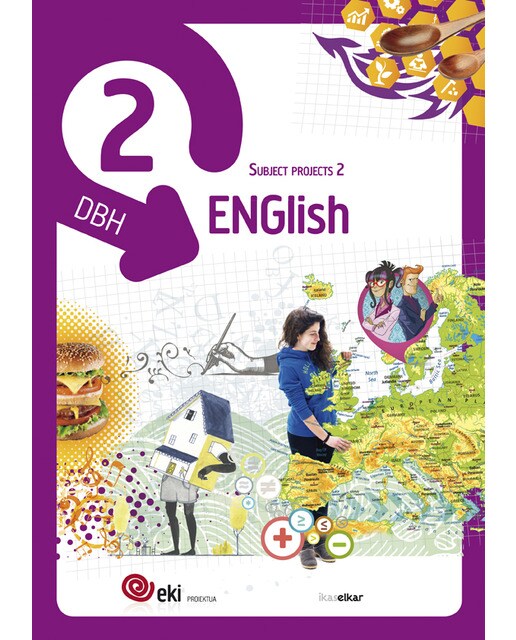 Portada de EKI DBH 2. English 2 (Pack 3) (EKI 2) - 9788415586586
