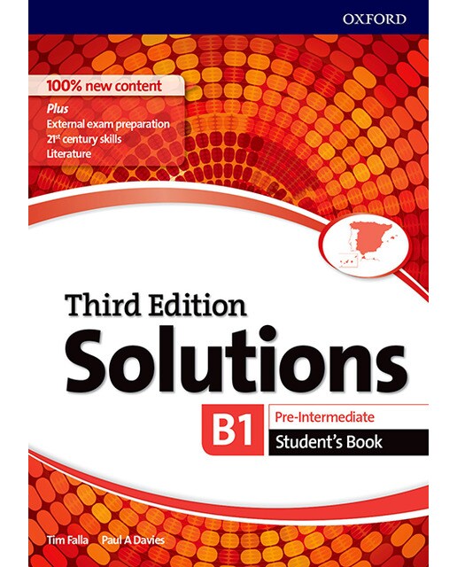 Portada de Solutions 3rd Edition Pre-Intermediate. Student's Book.