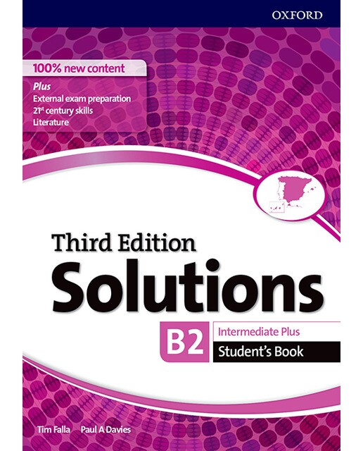 Portada de Solutions 3rd Edition Intermediate Plus. Student's Book.