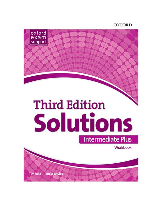 Portada de Solutions 3rd Edition Intermediate Plus. Workbook.