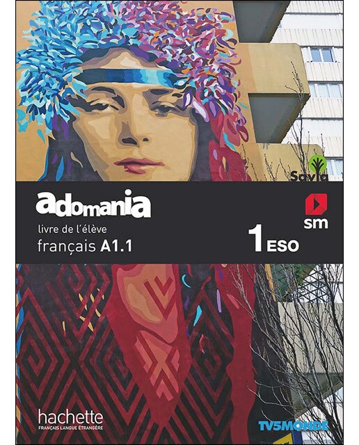 Méthode de français. 1 ESO. Adomania. Savia  (Tapa blanda) 1