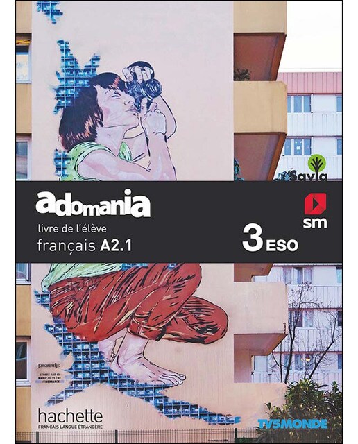 Francés Adomania. 3 ESO. Savia (Tapa blanda) 1