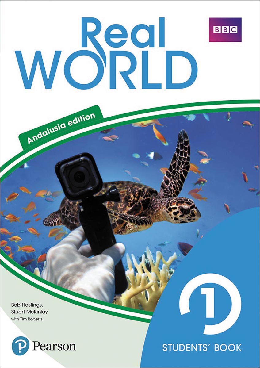 Portada de Real World 1 Students' Book with Online Area (Andalusia) (Tapa blanda).