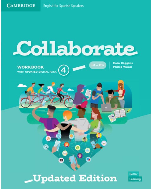 Portada de Collaborate Level 4 Workbook with Digital Pack English for Spanish Speakers.