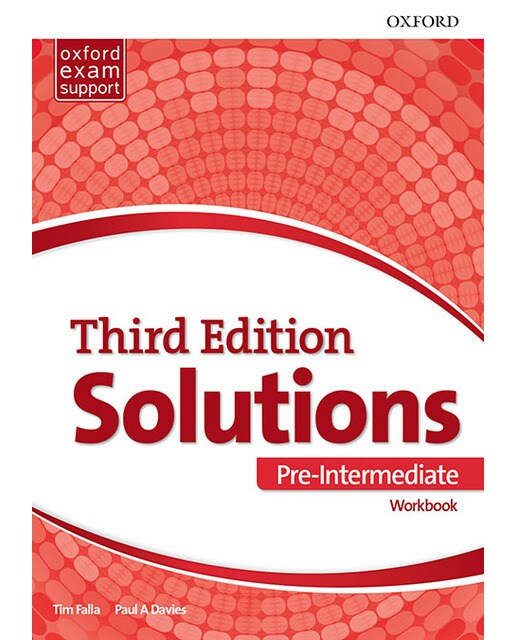 Portada de Solutions 3rd Edition Pre-Intermediate. Workbook Pk.
