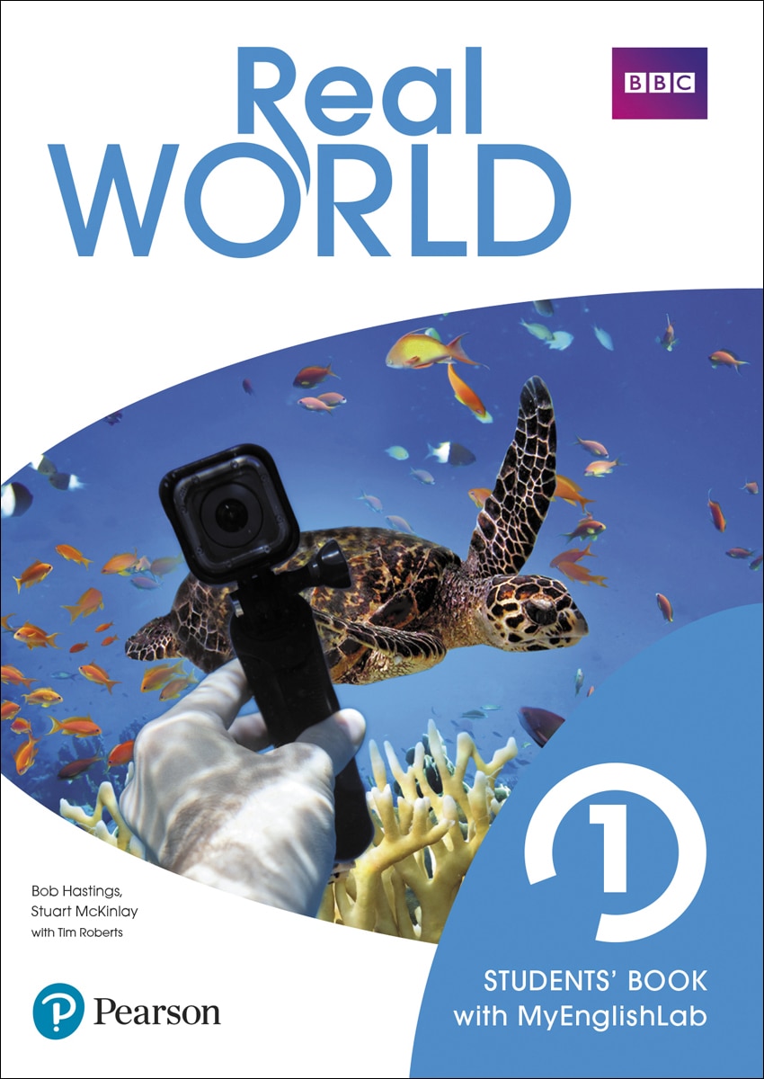 Portada de Real World 1 Student's Book Print & Digital Interactive Student's Book -MyEnglishLab Access Code