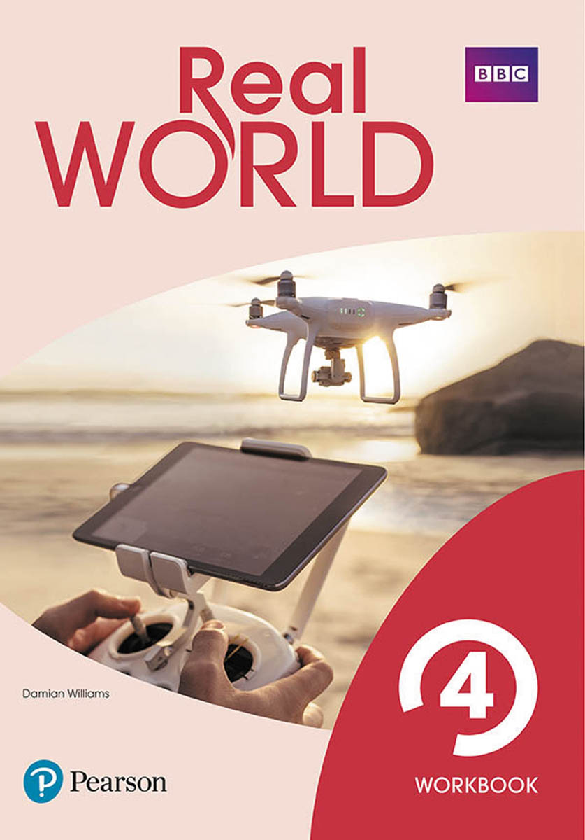 Portada de Real World 4 Workbook Print & Digital Interactive Workbook Access Code (Tapa blanda).