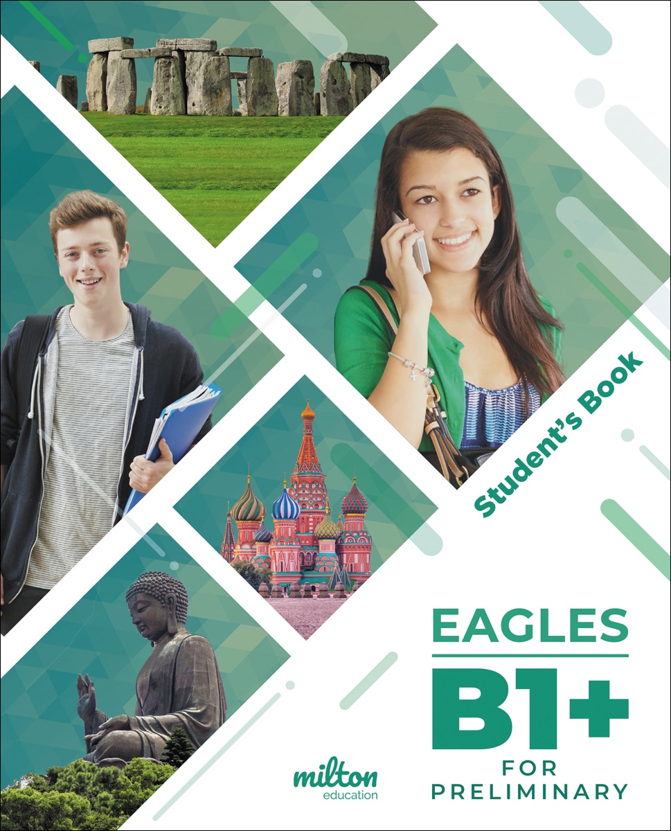 Portada de English B1+ eagles Student's Book (Tapa blanda).