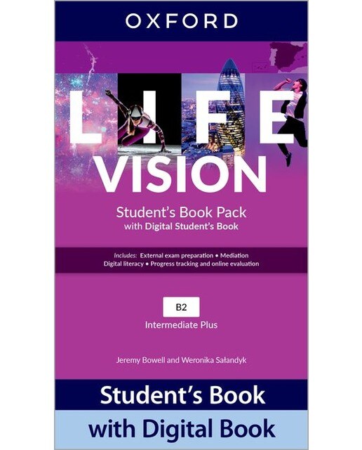 Portada de Life Vision Intermediate plus Student's Book