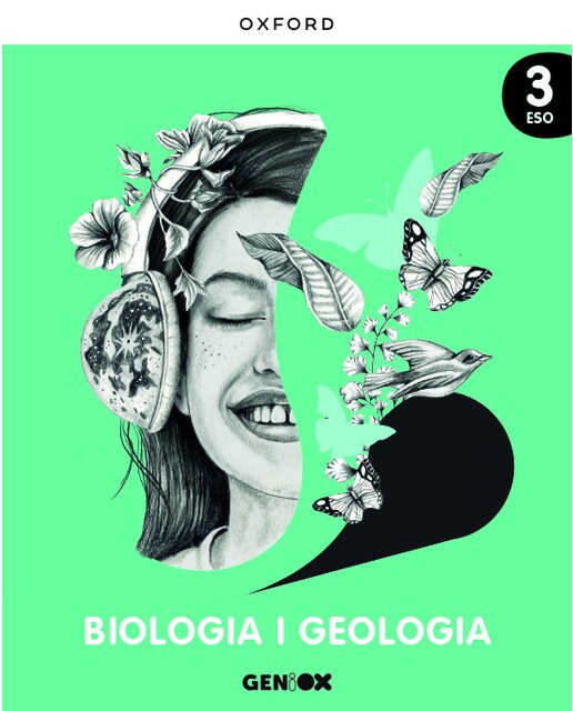 Portada de Biologia i Geologia 3r ESO. Llibre de l'estudiant. GENiOX (Comunitat Valenciana).