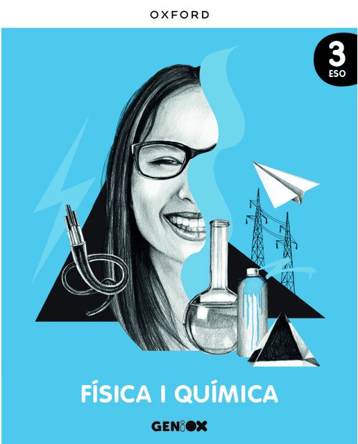 Portada de Física i Química 3r ESO. Llibre de l'estudiant. GENiOX (Comunitat Valenciana).