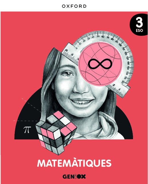 Portada de Matemàtiques 3r ESO. Llibre de l'estudiant. GENiOX (Comunitat Valenciana).