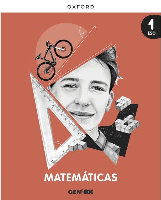 Portada de Matemáticas 1º ESO. Libro del estudiante. GENiOX.