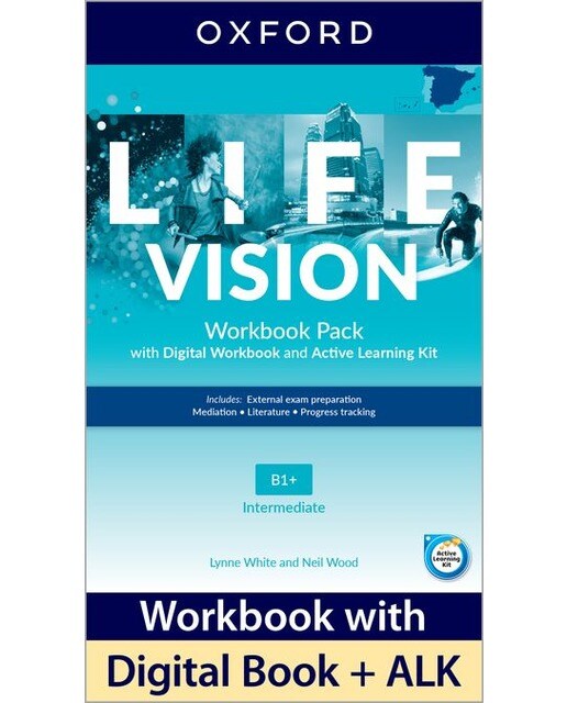 Portada de Life Vision Intermediate Workbook.