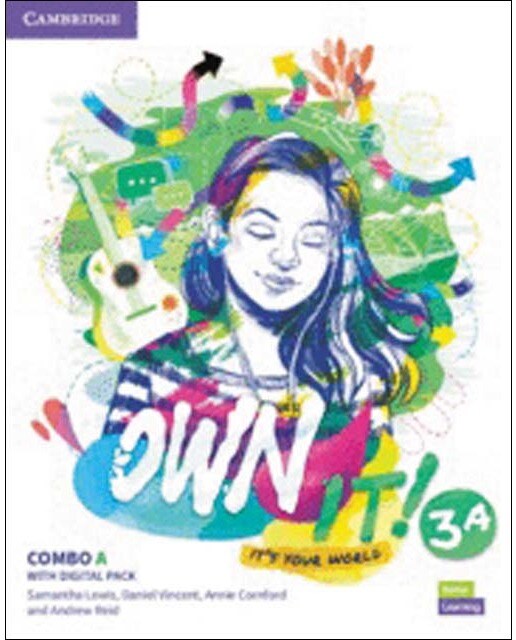 Portada de Own it!. Combo A Student's Book and workbook with Practice Extra. Level 3