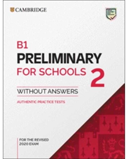 B1 Preliminary for Schools 2 Student's Book without Answers  (Tapa blanda) 1