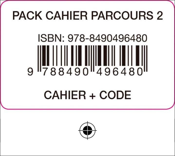 Portada de PARCOURS 2 PACK CAHIER D'EXERCICES (Tapa blanda).