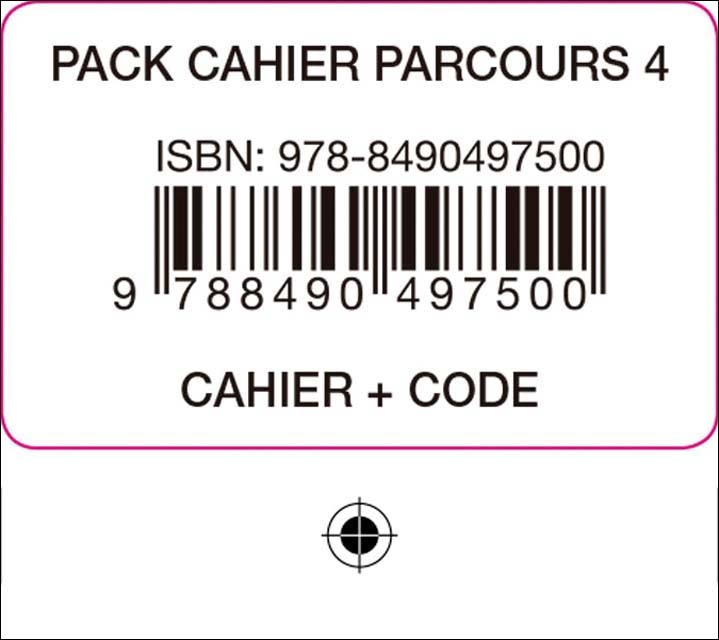 Portada de PARCOURS 4 PACK CAHIER D'EXERCICES (Tapa blanda).