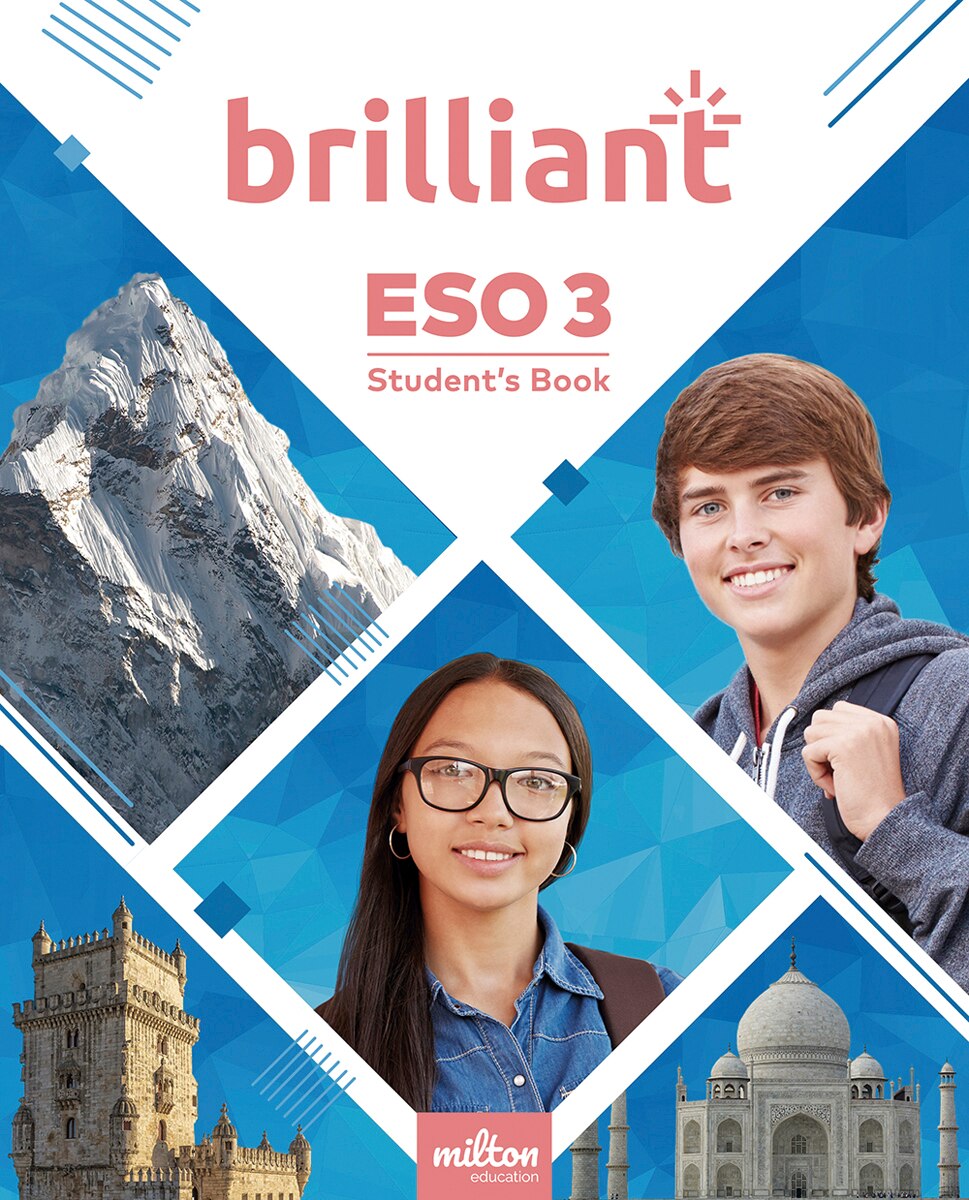 Portada de brilliant English 3º ESO Student's book.