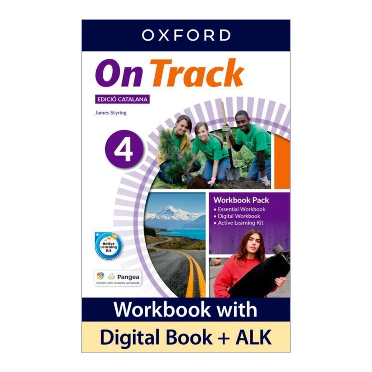 Portada de On Track 4 Workbook + Active Learning Kit (Catalan).