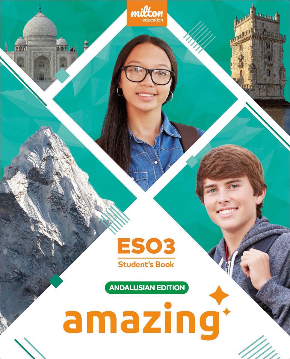 Portada de amazing English 3º ESO Student's book (AND).