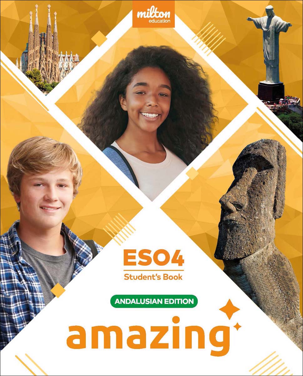 Portada de amazing English 4º ESO Student's book (AND).