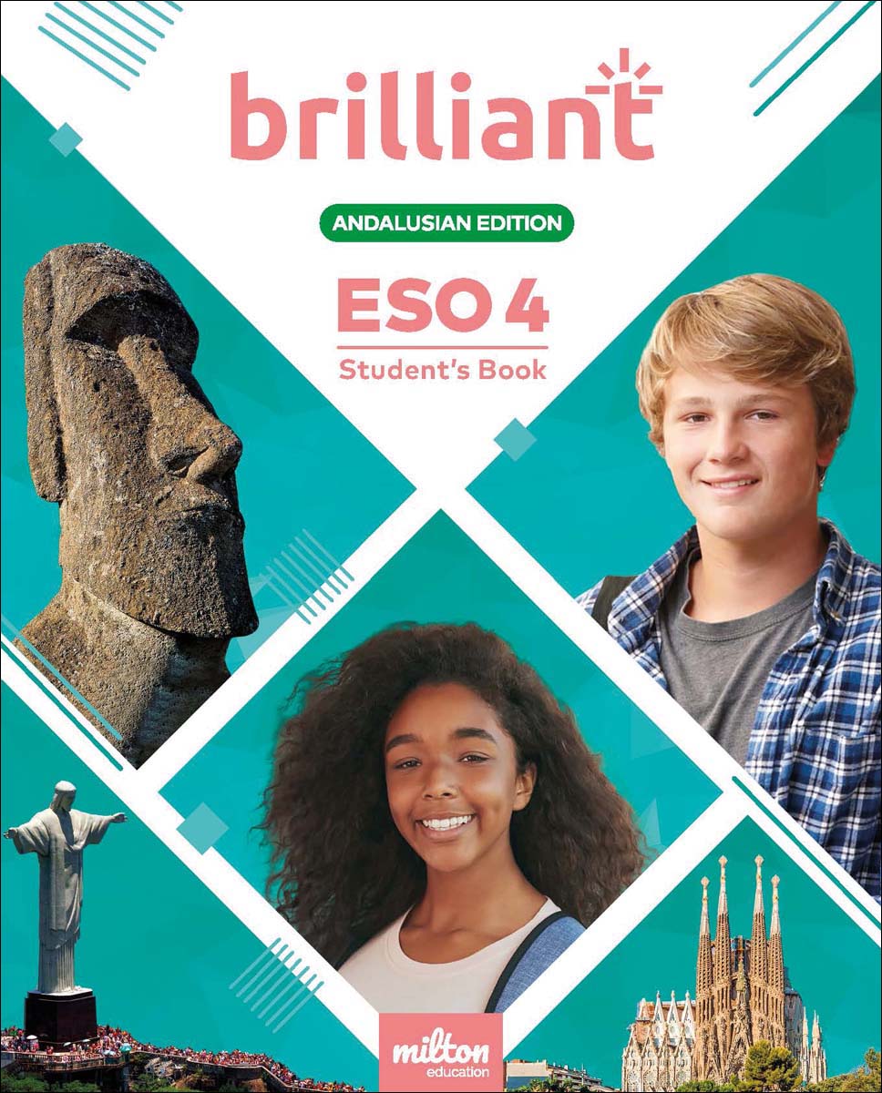 Portada de BRILLIANT ENGLISH 4ºESO ST ANDALUCIA 22: 4 (brilliant (AND))