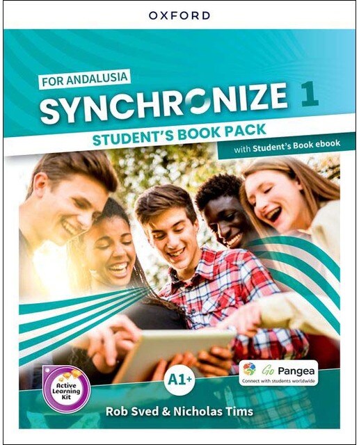 Portada de Synchronize 1. Student's Book. Andalusian Edition.