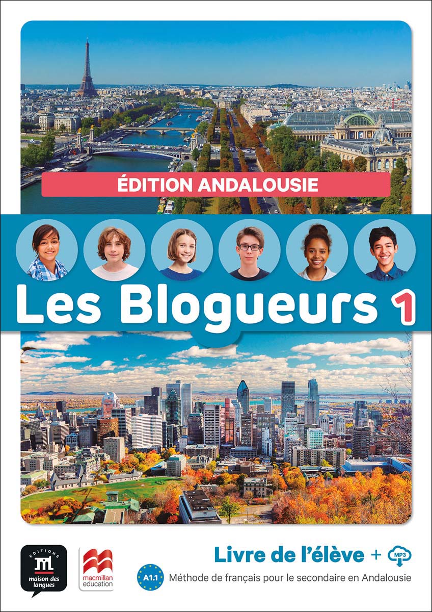 Imagen 1 de Les Blogueurs 1 livre de l'élève édition Andalousie (Tapa blanda)
