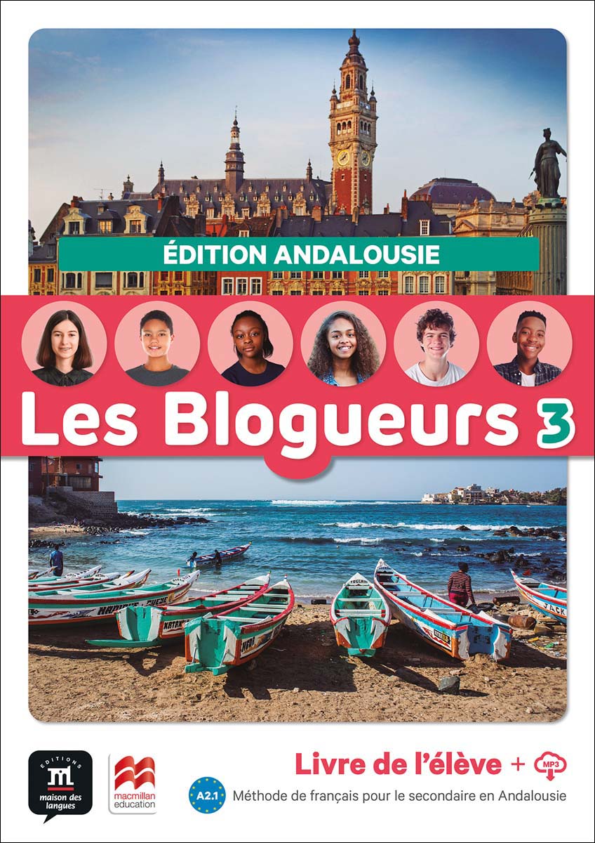 Les Blogueurs 3 livre de l'élève édition Andalousie (Tapa blanda) 1