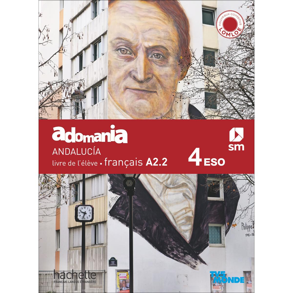 Français A2.2. 4 Secundaria. Adomania. Andalucía (Tapa blanda) 1