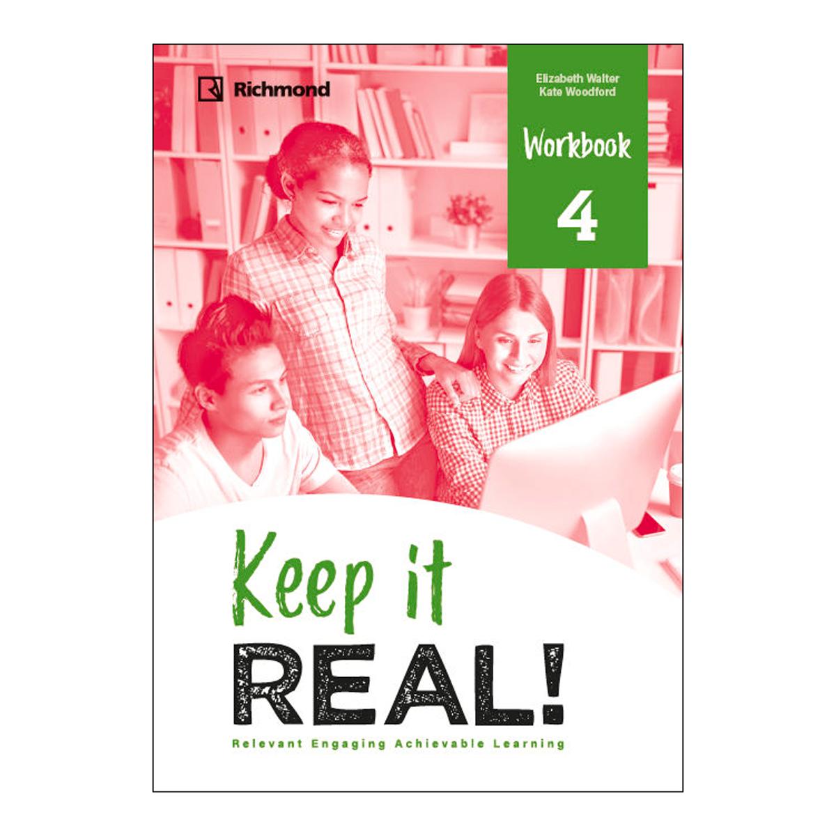 Portada de KEEP IT REAL! 4 WORKBOOK PACK (Tapa blanda).