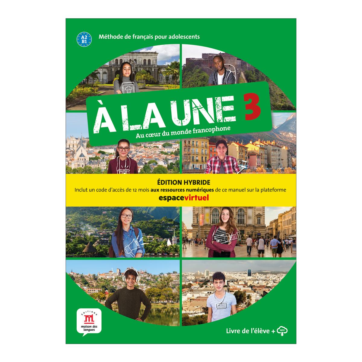 A LA UNE 3 ÉD. LIVRE EPK