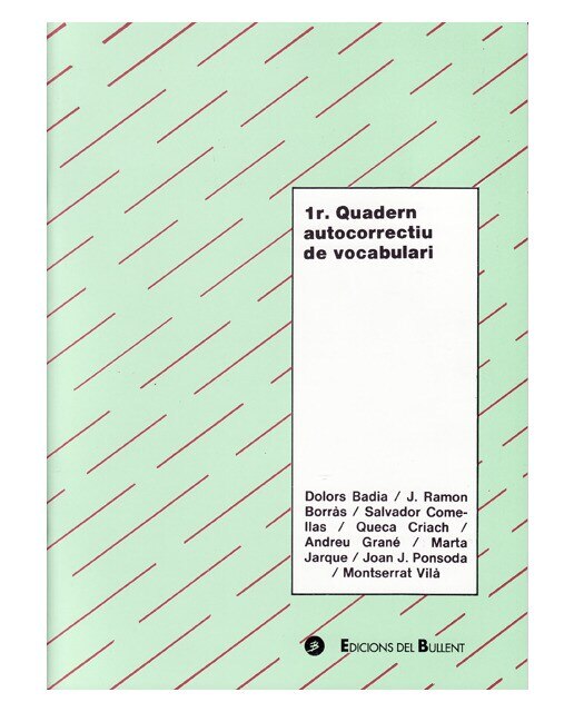 Imagen 0 de 1r quadern autocorrectiu de vocabulari (Tapa blanda)