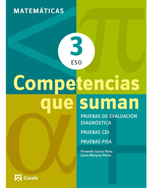 Portada de Competencias que suman. Matemáticas 3 ESO