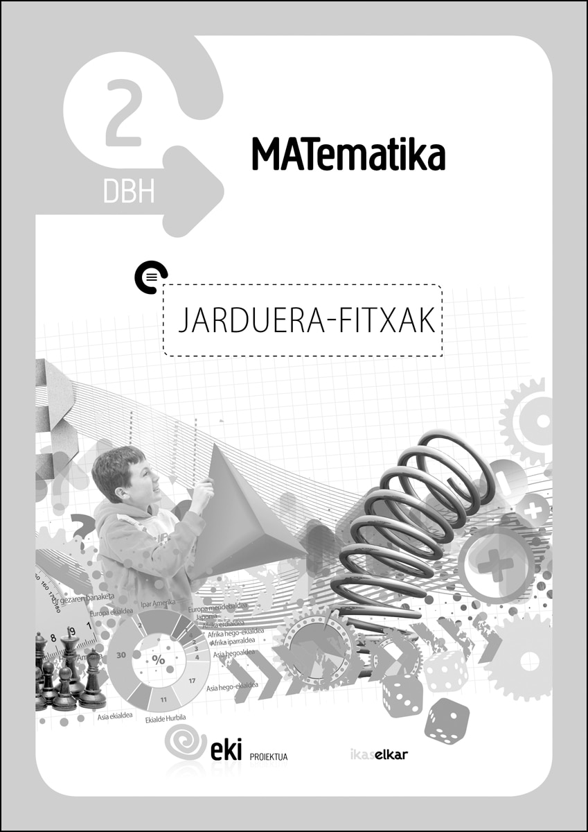 Portada de EKI DBH 2. Matematika 2. Jarduera fitxak (Tapa blanda).
