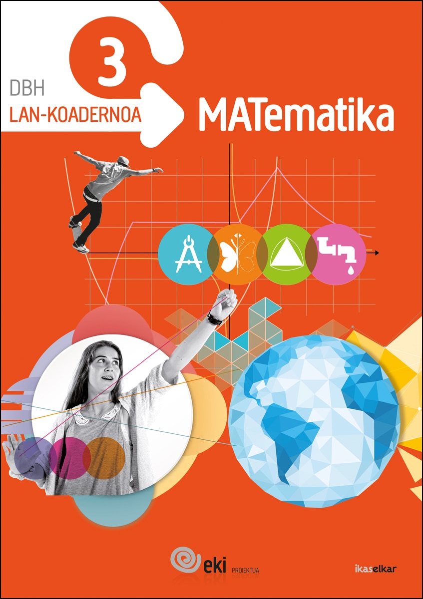 Imagen 0 de EKI DBH 3. Matematika 3. Lan-koadernoa 3 (Tapa blanda)