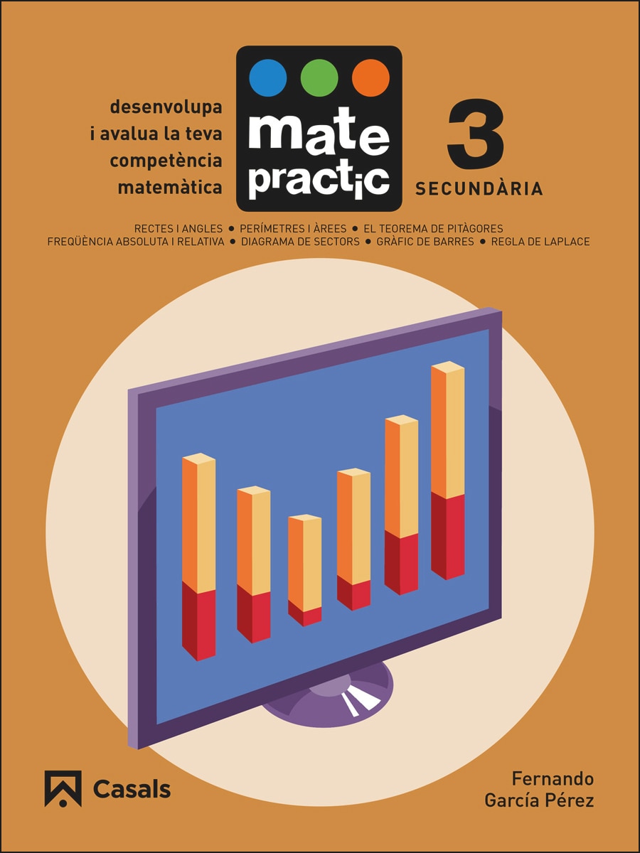 Portada de Quadern Matepractic 3 Secundària.