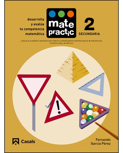 Portada de Cuaderno Matepractic 2 Secundaria.
