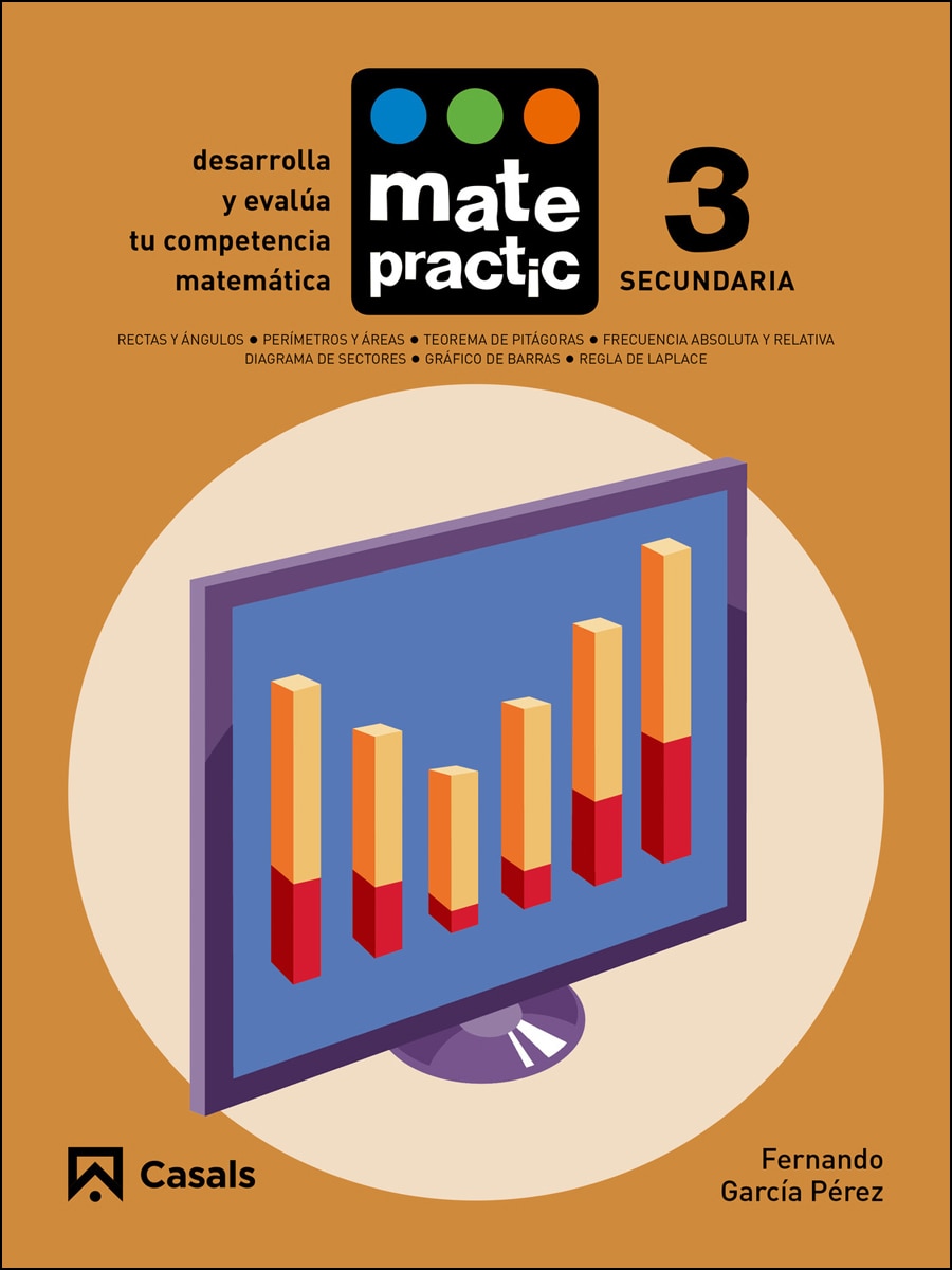 Portada de Cuaderno Matepractic 3 Secundaria.
