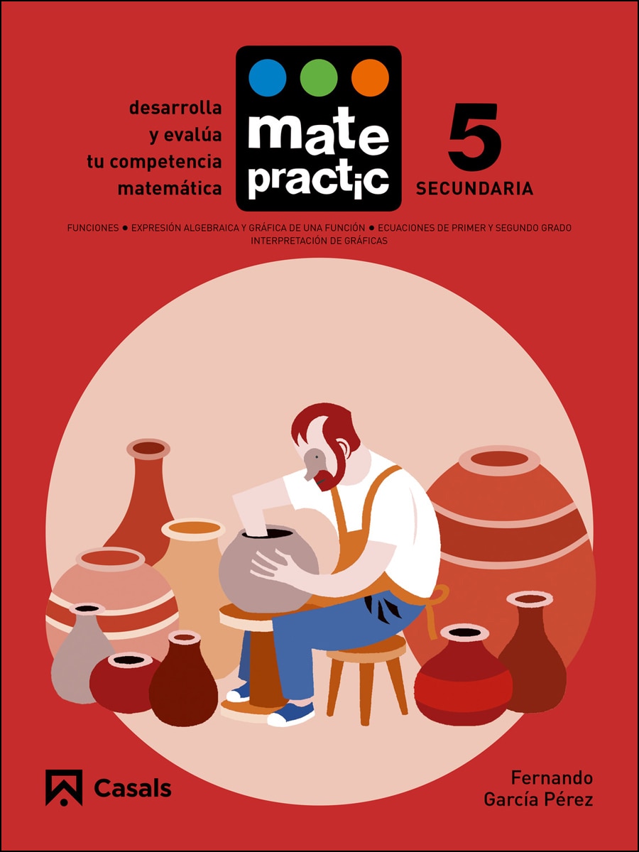 Portada de Cuaderno Matepractic 5 Secundaria.