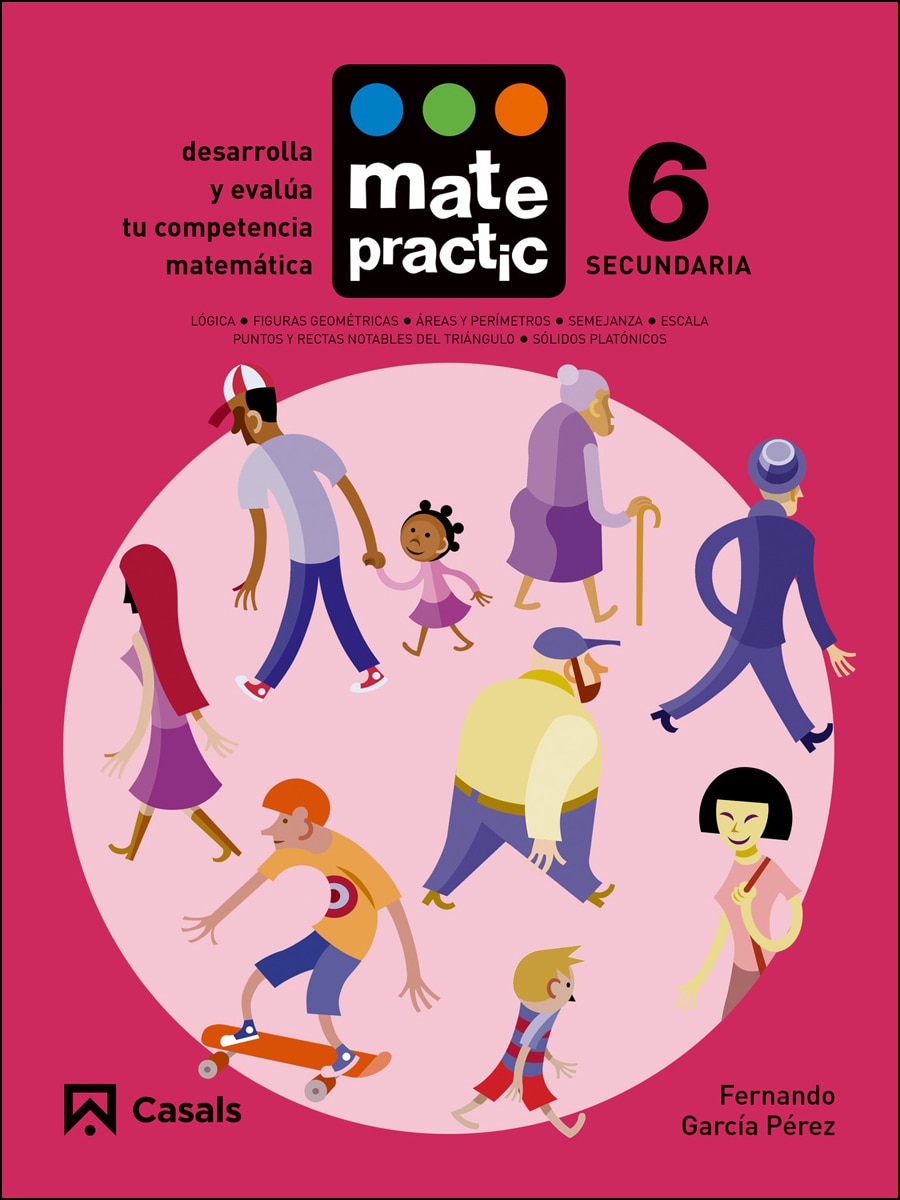 Portada de Cuaderno Matepractic 6 Secundaria.