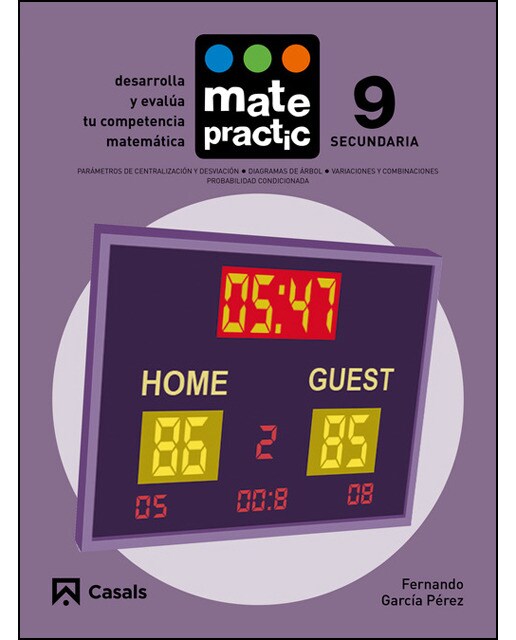 Portada de Cuaderno Matepractic 9 Secundaria.